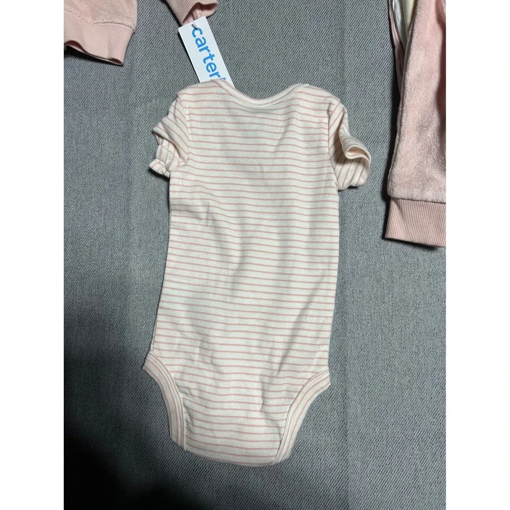 Carter's Cat & Jack Clothing Lot‎ Baby Girls 3-6M 6 PIECE LOT Sleepers Pants Set